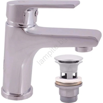 RAV SLEZÁK CO127.0 - Смесител за умивалник + изпразвител COLORADO 14, 3 cm лъскав хром (RV0007)