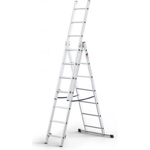 Ziel Стълба алуминиева 3x7 стъпала 150кг Multisystem 4.23м (3513661)