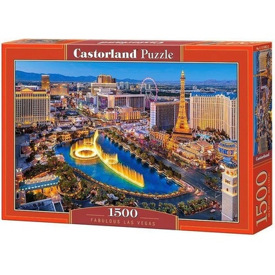 Castorland Пъзел Castorland, Fabulous Las Vegas, 1500 части (5904438151882)