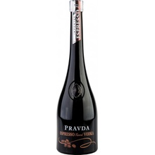 Pravda Vodka Espresso 37,5% 0,7 l (čistá fľaša)