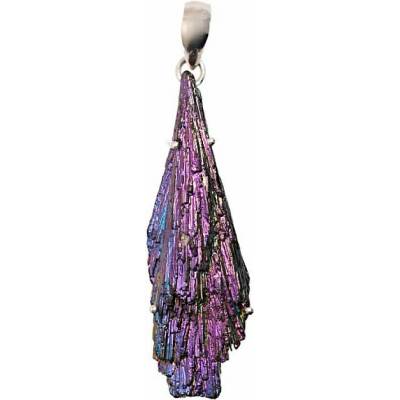 Nefertitis Kyanit duhový titanium aura přívěsek stříbro P256 NF65119