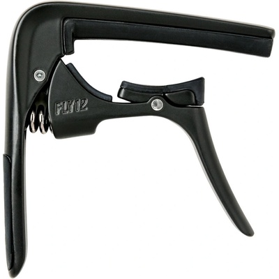Dunlop 66CBK Trigger Fly 12 String Black Каподастер за 12-струнна китара (66CBK)