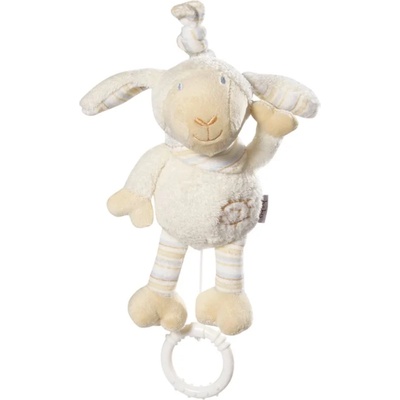 Fehn Music Box Babylove Mini-Sheep контрастна играчка за окачане с мелодия