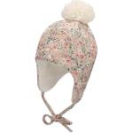 Sterntaler Бебешка зимна шапка за момиче Sterntaler - С принт на цветя, 41 cm, 4-5 м (4402231-739) - baby