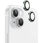 Blueo Протектор камера за iPhone 15 / iPhone 15 Plus - оригинален Протектор камера за обектив с метална рамка - светло зелен