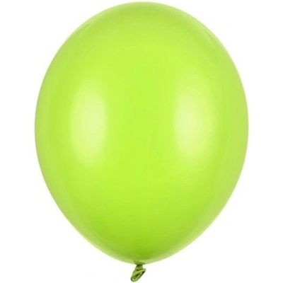 PartyDeco BALÓNKY latexové pastelové limetově zelené 12 cm