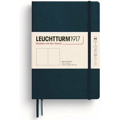 Leuchtturm1917 Zápisník Deep Sea Medium A5 čistý