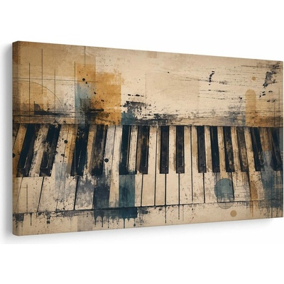 Obraz abstraktní klavírní klávesy - 60x40