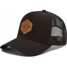 New Era 9FORTY A-Frame Trucker Heritage Patch Snapback Black