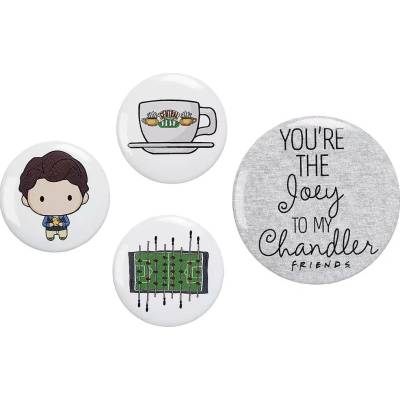 The Carat Shop sada 4 odznaků chandler přátelé