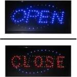  LED, рекламна табела, вътрешен монтаж, 500x250, OPEN, CLOSE (LED-OPEN-CLOSE)