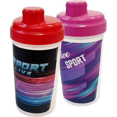 šejkr / sportovní láhev 500ml NEW SPORTLIFE PH mix dekorů