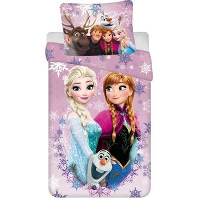 Jerry Fabrics bavlna obliečky Disney Frozen purple 5 Bavlna 70x90 140x200