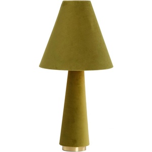 Light & Living Зелена настолна лампа с текстилен абажур (височина 61 cm) Devia - Light & Living (1891576)