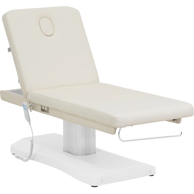 physa Massageliege elektrisch - 2 Motoren - 300 W - 193 x 69 x 59 - 84 cm - 175 kg - Weiß LIMOGES WHITE 01 (LIMOGES WHITE 01)