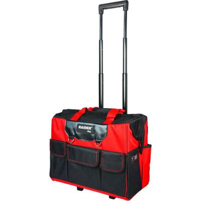 Raider Чанта за инструменти raider 20" с колелца и телескопична дръжка, 19 отделения - до 20 кг (139617)