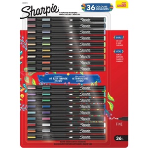 Sharpie Комплект маркери Sharpie Acrylic Fine 1mm, 36 цв (34897-А-FINE)