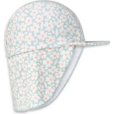 Swim Essentials Plavkový klobouk s ochranou krku UPF Florish green