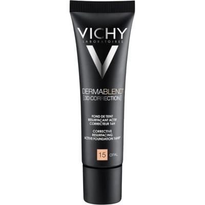 Vichy Dermablend 3D Коригиращ фон дьо тен, №15 Opal, SPF25, 30 ml