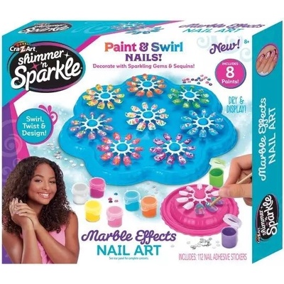 CRA-Z-ART Shimmer and Sparkle: Комплект за маникюр - мраморен маникюр (17958)