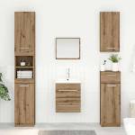 vidaXL Шкаф за мивка Дъб 38, 5 x 41 x 48 см Инженерна дървесина (880451)