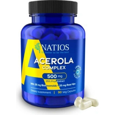 Natios Acerola Complex 500 mg 90 veganských kapsúl