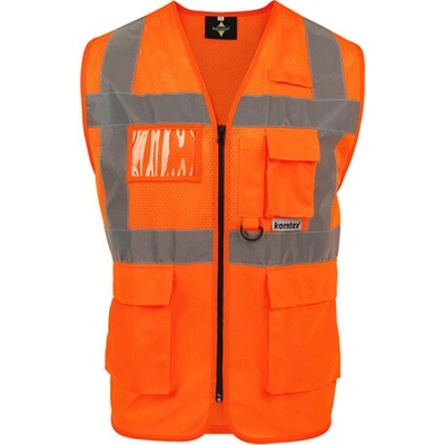 Korntex Athens Multifunkční reflexní síťovaná vesta KX808 Signal Orange