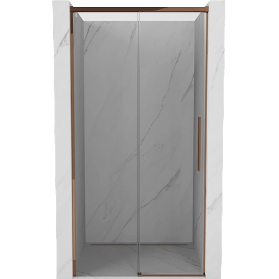 Mexen Rox плъзгащи се душ врати 100 см, прозрачни, розово злато - 8C2-100-000-60-00 (8C2-100-000-60-00)