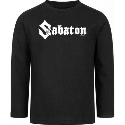 Metal-kids tričko metal Sabaton Logo čierna