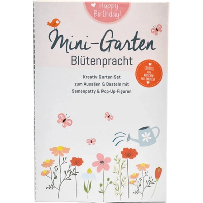 Wunderle Mini záhrada "Kvetinová nádhera" - kreatívny Pop Up Garten Set - 1 sada
