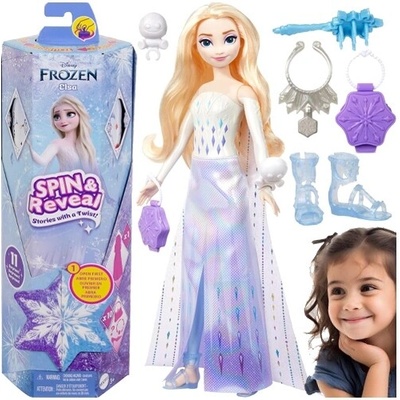 Mattel Disney Princess Frozen Spin & Reveal Elsa ZA6043