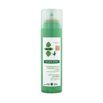 Klorane Сух шампоан с коприва за кафява / черна коса, Klorane Dry Shampoo Ortie Brown / Dark Hair (150ml) - Dry Shampoo with Nettle (with Color)
