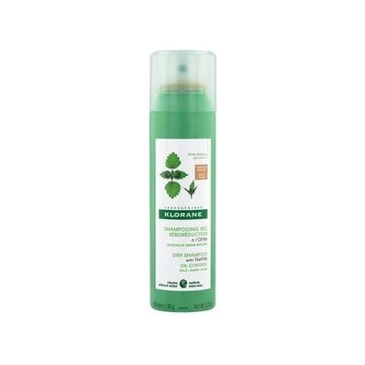 Klorane Сух шампоан с коприва за кафява / черна коса, Klorane Dry Shampoo Ortie Brown / Dark Hair (150ml) - Dry Shampoo with Nettle (with Color)