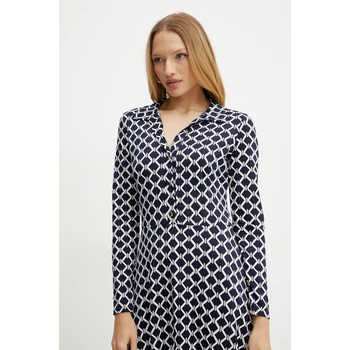 Morgan Рокля Morgan RGEOM в тъмносиньо среднодълга разкроена RGEOM (RGEOM)