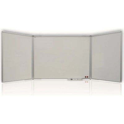 Filux Triptych magnetická tabule bílá 120 x 90/240 cm