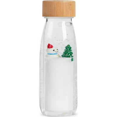 Petit Boum Senzorická fľaša Snowman