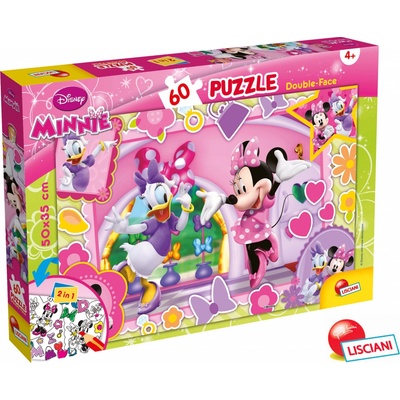 Lisciani Minnie a Daisy 60 oboustranné 50x35 cm