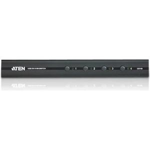 ATEN CS74D : : USB DVI KVM Switch, 4x 1 (CS74D)