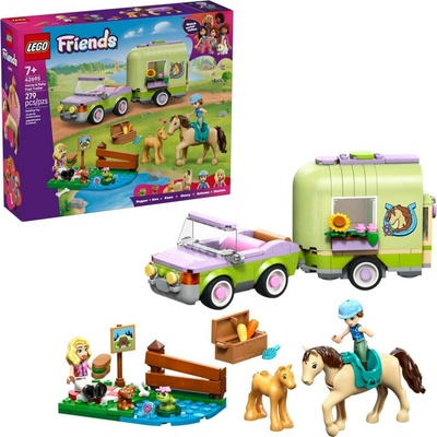 LEGO® Friends 42695 Přívěs s koněm a hříbětem – Hledejceny.cz