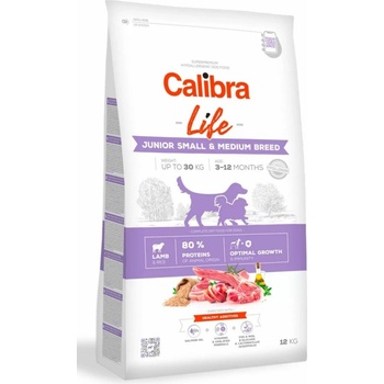 Calibra Dog Life Junior Small & Medium Breed Lamb 12 kg