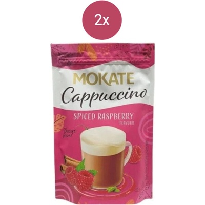 Mokate cappuccino korenená malina 2 x 110 g
