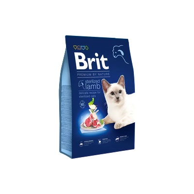 Brit Premium by Nature Cat Sterilized Lamb - Храна за кастрирани котки с агне