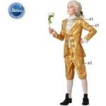 BigBuy Carnival Маскировъчен костюм за деца Златен Куртизан Детски Размер 7-9 години