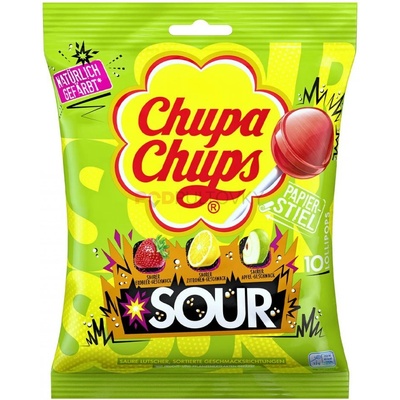 Chupa Chups близалки Sour Kysela торбичка 120гр
