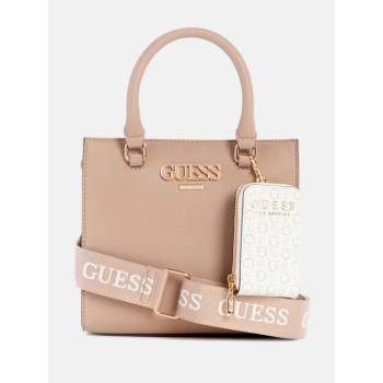 Guess dámská kabelka crossbody Tremblay Satchel hnědá