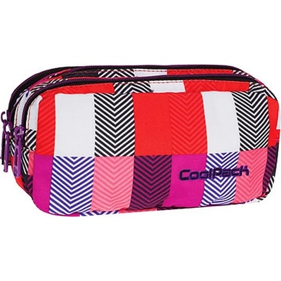 COOLPACK Правоъгълен ученически несесер Cool Pack Primus - Snow Hills, с 3 отделения (69830CP)