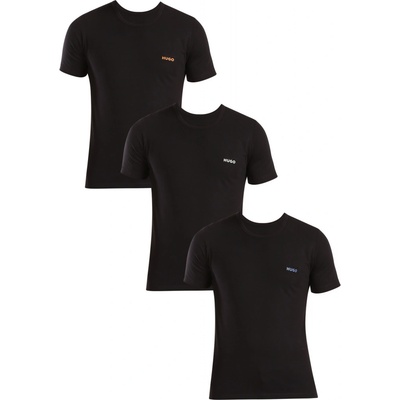 3PACK pánské tričko Hugo 50480088 965 černé