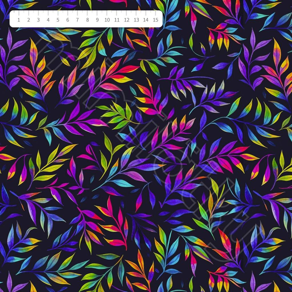 Softshell neon listy by MIMI