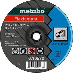 Metabo - Диск за грубо шлифоване на метал 150x22, 23 мм 616554000 (616554000)