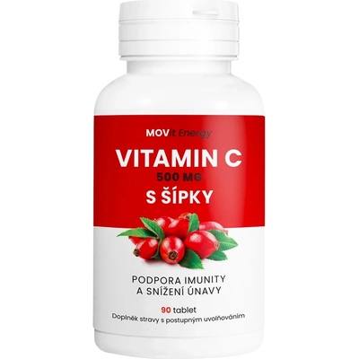 MOVit Energy Vitamín C 500 mg so šípkami 90 tabliet